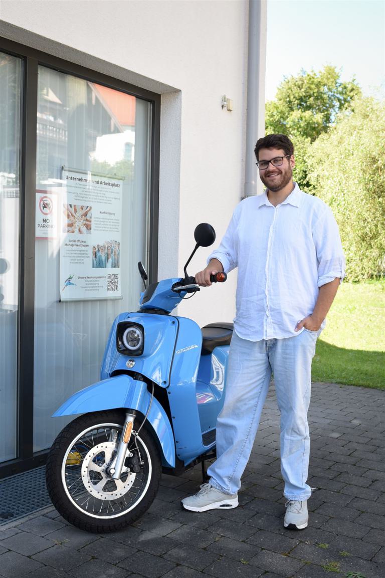 Max Krämer als Teil des PFEOS-Teams