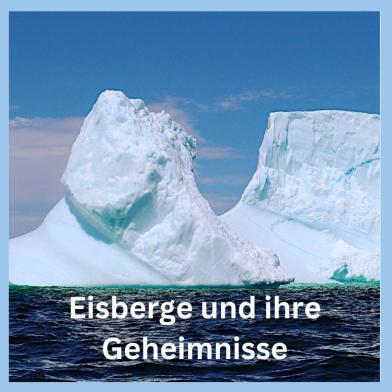 Eisberg als Symbol für verborgene Kommunikationsebenen