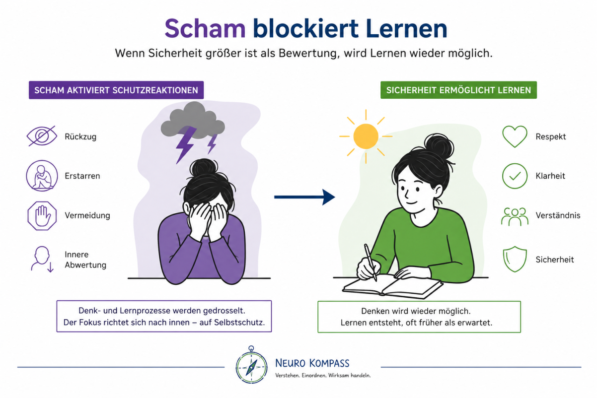 Scham blockiert Lernen