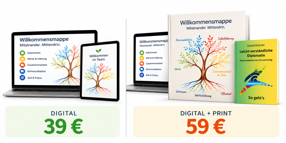 Willkommensmappe Preise